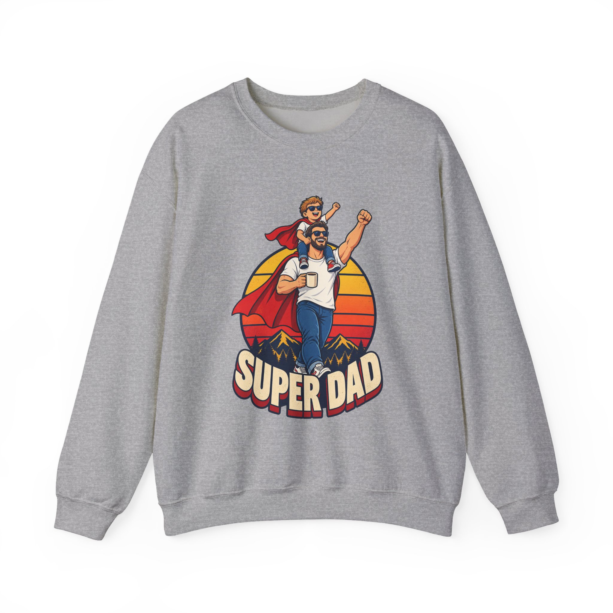 Super Dad Crewneck Sweatshirt - Image 8