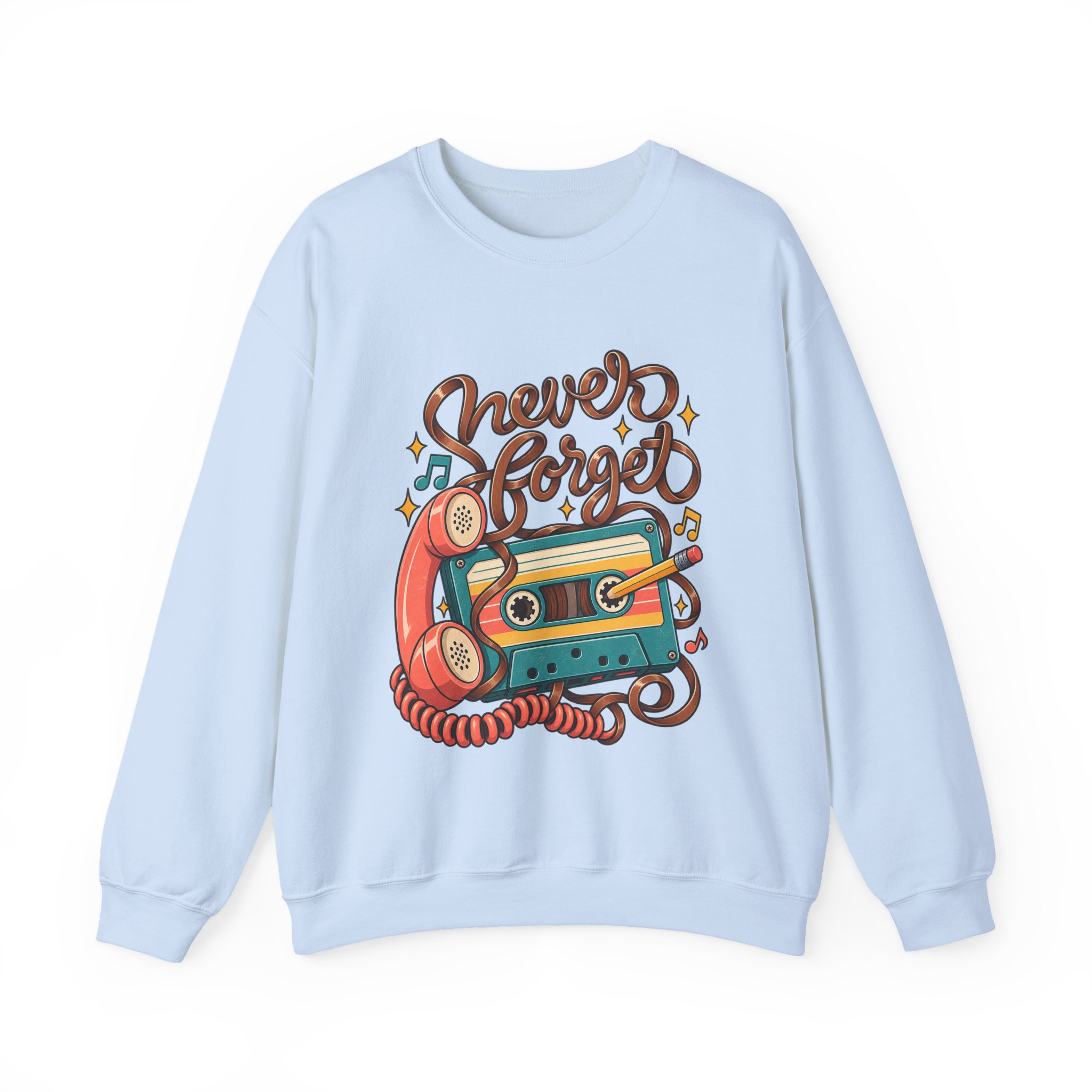 Never Forget Cassette Crewneck Sweatshirt - Image 9